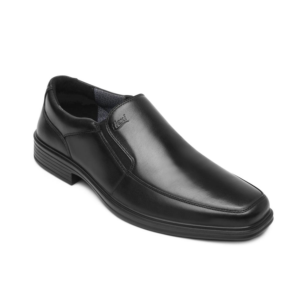 Foto 3 pulgar | Zapato De Vestir Flexi Negro Para Hombre [fff3635] Negro