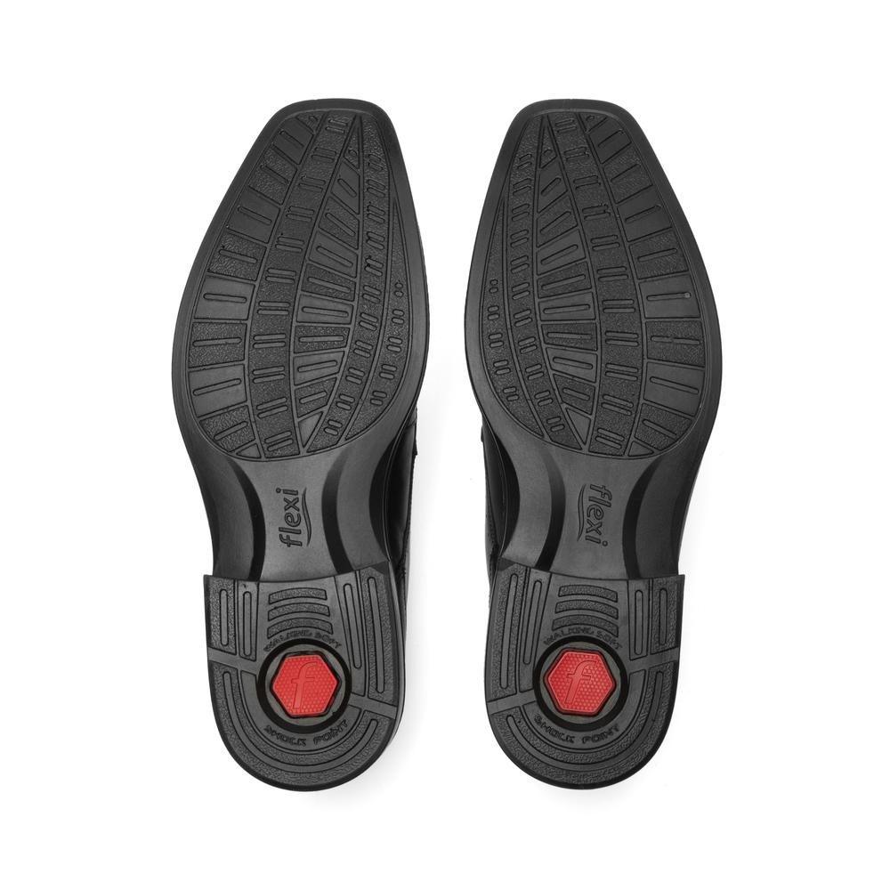 Foto 9 pulgar | Zapato Casual Flexi Negro Para Hombre [fff3583] Naranja