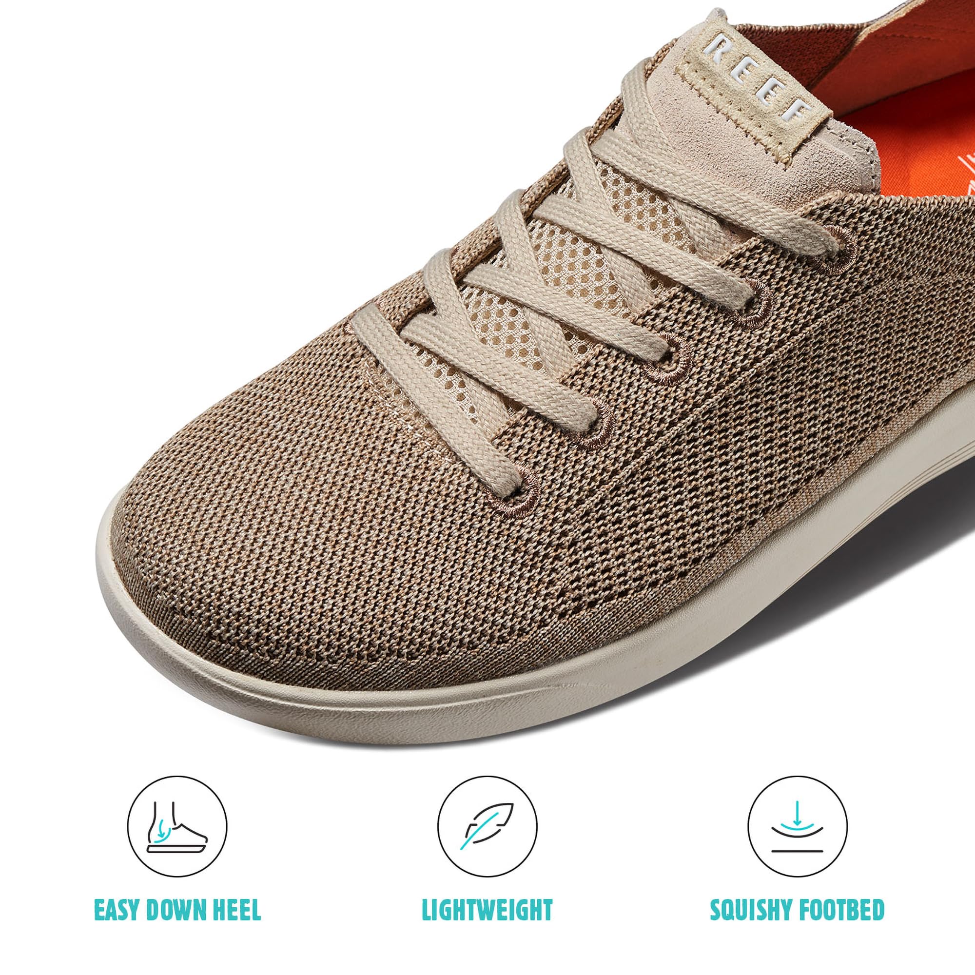 Foto 2 | Zapato Reef Swellsole Neptune Para Hombre, Ligero, Bronceado, Talla 8 - Venta Internacional.