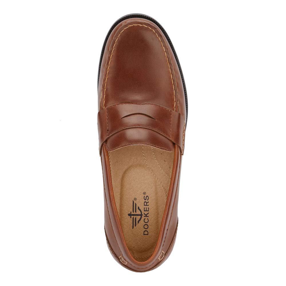 Foto 3 pulgar | Mocasines Shoes Dockers Colleger Para Hombre En Color Canela, Talla 9.5 - Venta Internacional.