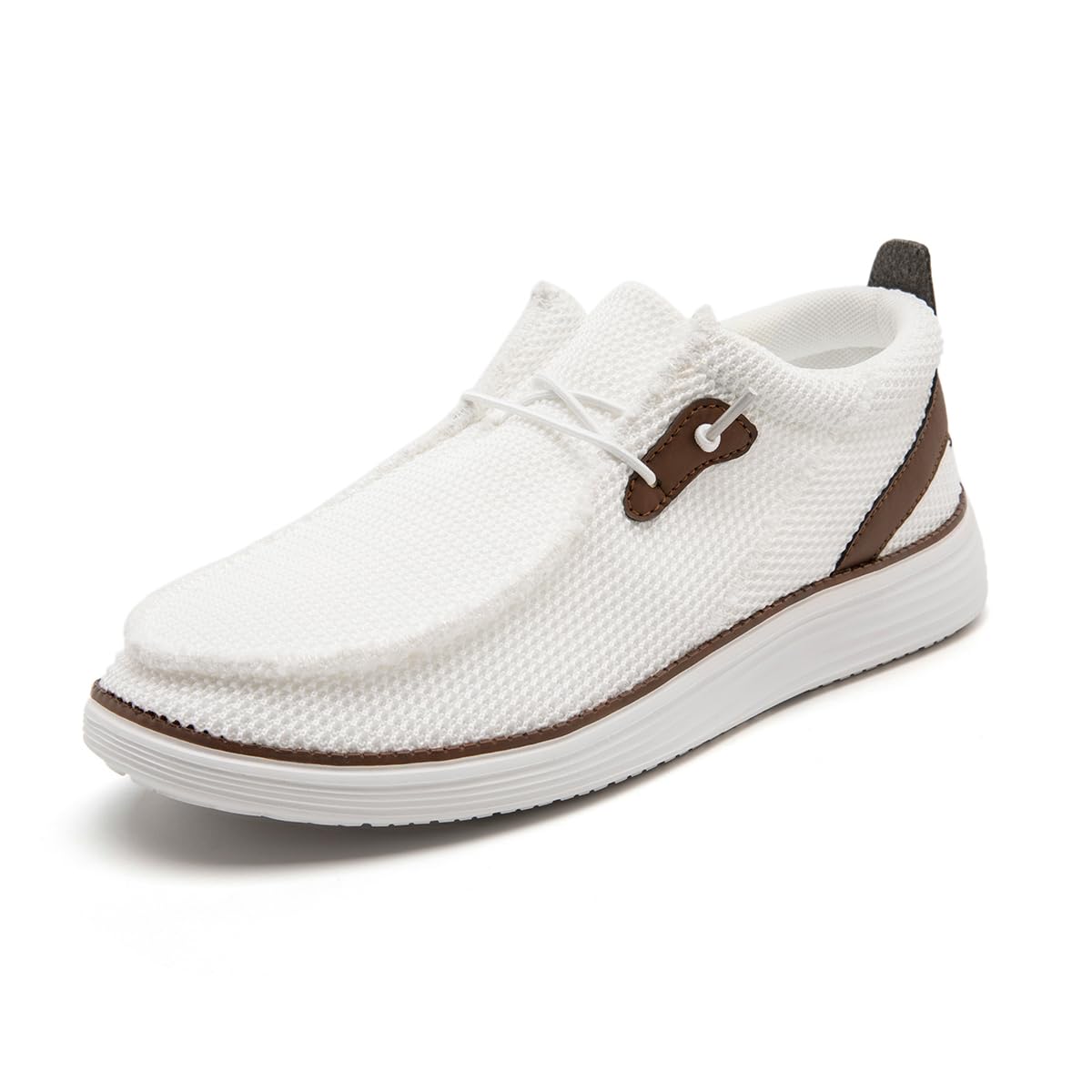 Foto 2 pulgar | Zapatos Dlwkipv Para Hombre, Mocasines Sin Cordones, Color Blanco - Venta Internacional.