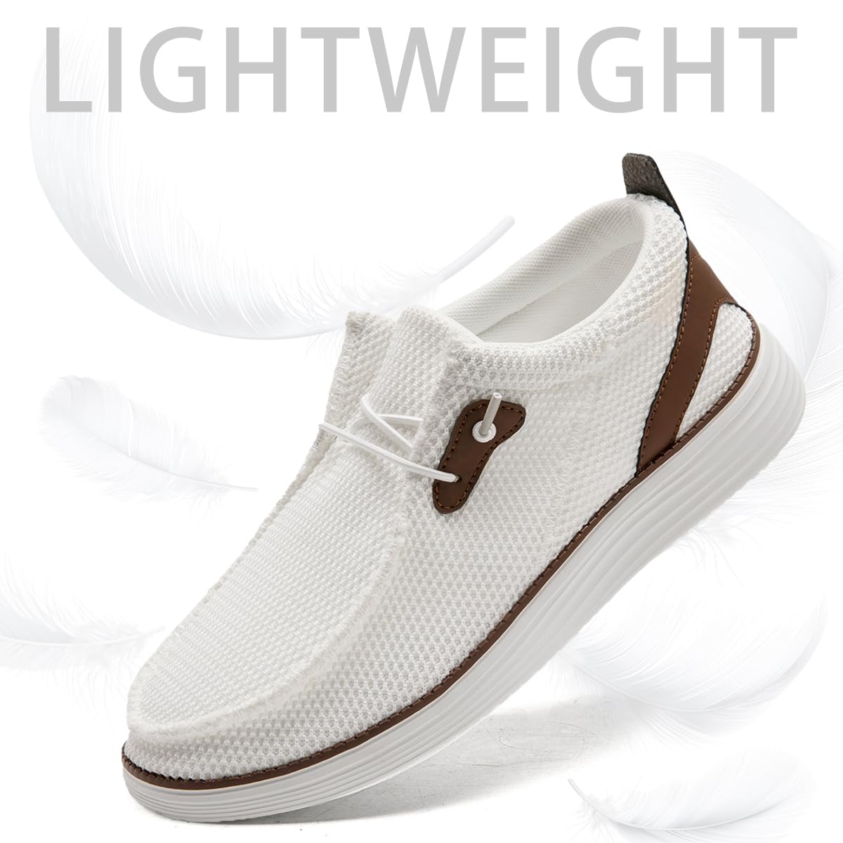 Foto 3 pulgar | Zapatos Dlwkipv Para Hombre, Mocasines Sin Cordones, Color Blanco - Venta Internacional.