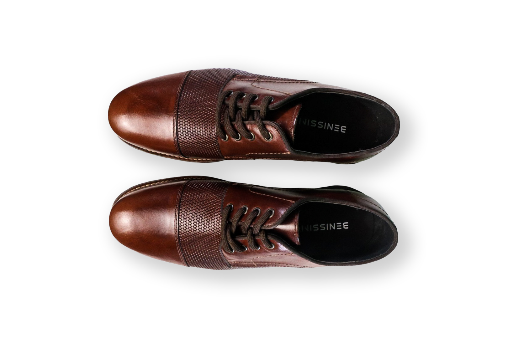 Foto 5 pulgar | Zapato Casual Hombre Benissimo 6505 Piel Café Grabado
