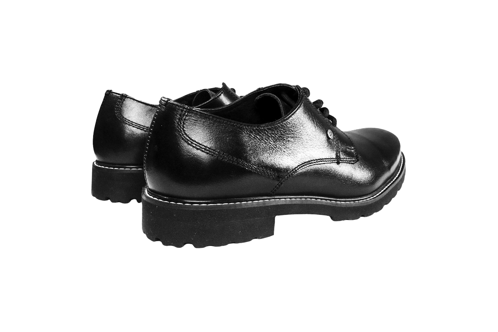 Foto 3 pulgar | Zapato Casual Hombre Benissimo 6503 Piel Negra Suela Gruesa