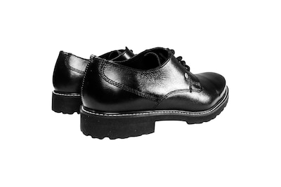 Foto 2 | Zapato Casual Hombre Benissimo 6503 Piel Negra Suela Gruesa