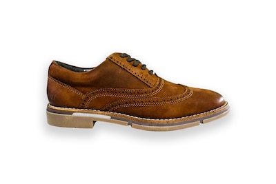 Foto 1 | Zapato Bostoniano Hombre Benissimo 1305 Gamuza Café Casual