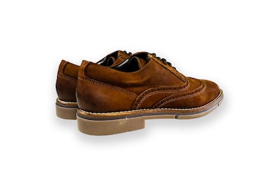 Foto 3 | Zapato Bostoniano Hombre Benissimo 1305 Gamuza Café Casual