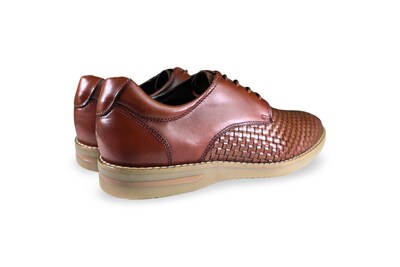 Foto 3 | Zapato Hombre Benissimo 6053 Piel Cafe Casual
