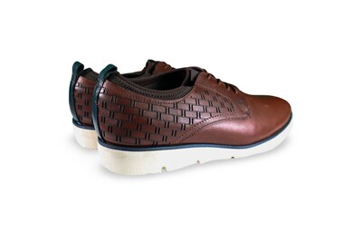Foto 3 | Zapato Hombre Benissimo 2409 Piel Café Casual