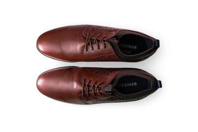 Foto 4 | Zapato Hombre Benissimo 2409 Piel Café Casual