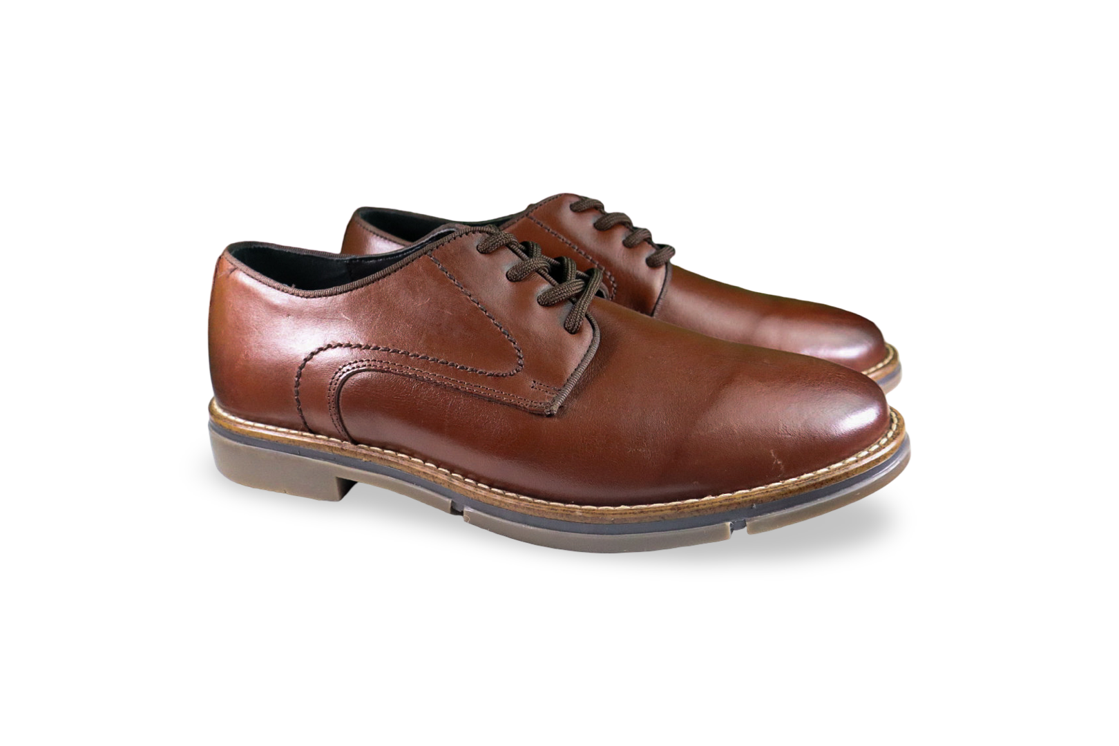 Foto 3 pulgar | Zapato Hombre Benissimo 1300 Piel Cafe Casual