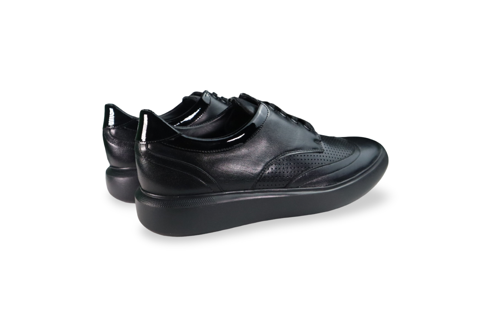Foto 3 | Zapatos Casuales de Piel Benissimo 33507 Negros para Hombre