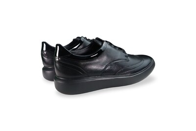 Foto 3 | Zapatos Casuales de Piel Benissimo 33507 Negros para Hombre