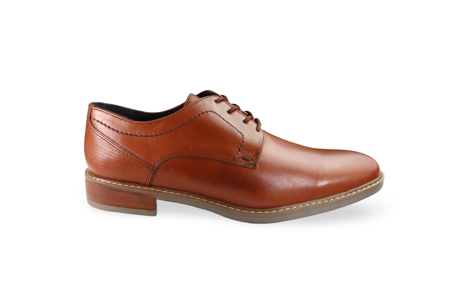 Foto 2 pulgar | Zapatos Casuales de Piel Benissimo 324 Café para Hombre