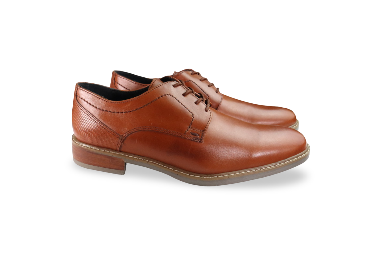 Foto 3 pulgar | Zapatos Casuales de Piel Benissimo 324 Café para Hombre