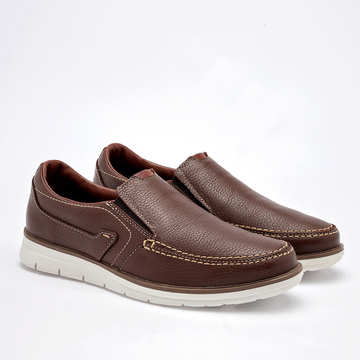 Foto 3 pulgar | Moel Zapato Casual Para Hombre Café