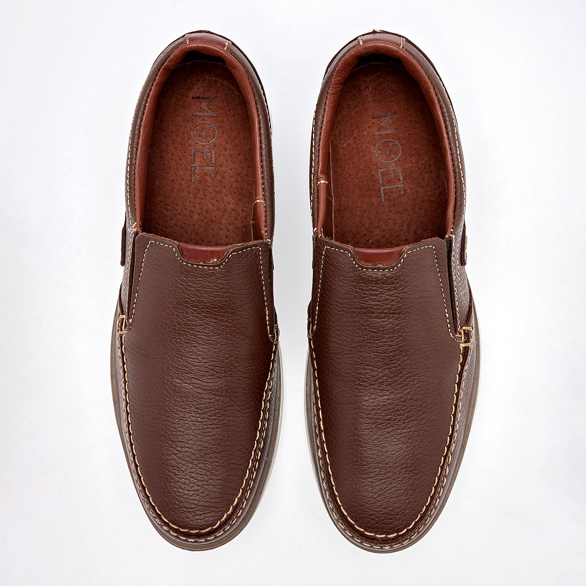 Foto 4 pulgar | Moel Zapato Casual Para Hombre Café