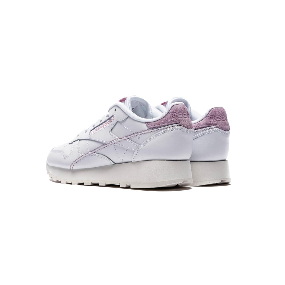 Foto 3 | Tenis Reebok Classic Laether Blancos para Mujer