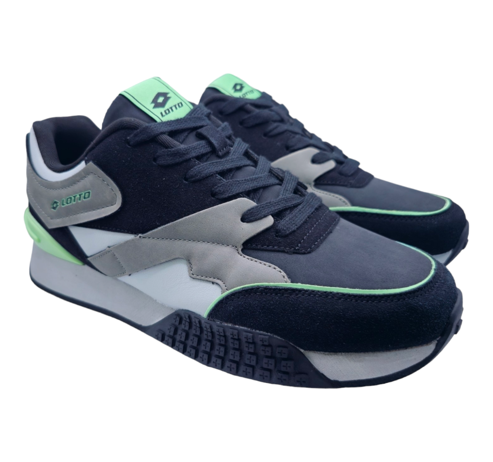 Foto 2 pulgar | Tenis Lotto Sorrento Negro/Oxford para Hombre