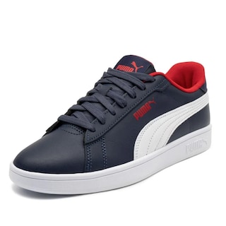Foto 1 | Tenis Puma 392031-04 Smash 3.0 L Jr Azul Marino Unisex