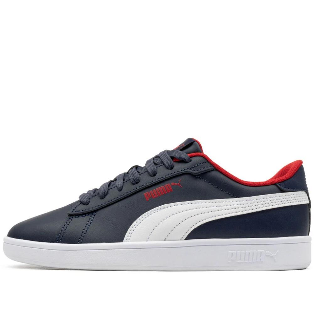 Foto 3 pulgar | Tenis Puma 392031-04 Smash 3.0 L Jr Azul Marino Unisex