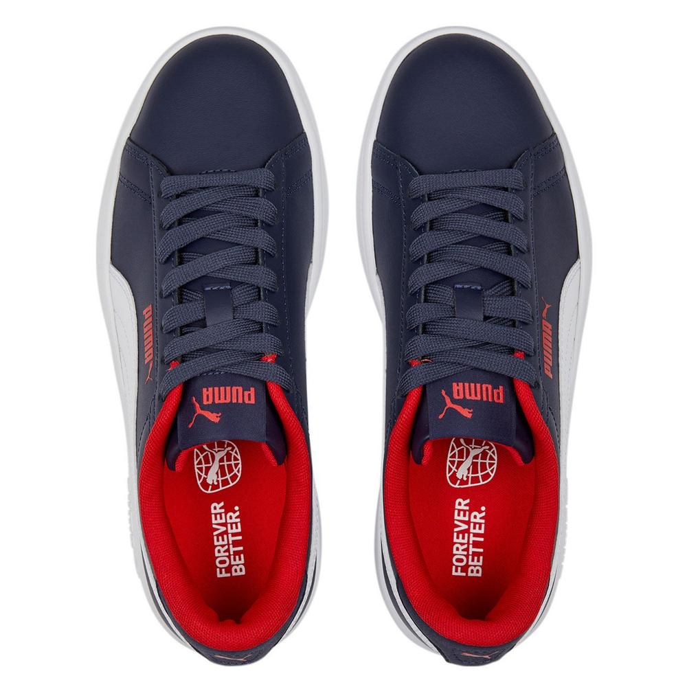 Foto 5 pulgar | Tenis Puma 392031-04 Smash 3.0 L Jr Azul Marino Unisex