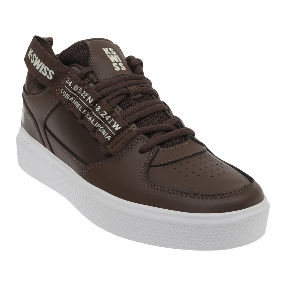 Foto 1 | Tenis para Caballero K-swiss Roof Piel Café