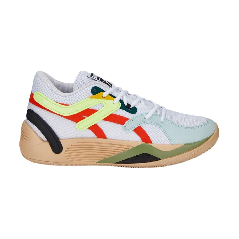 Foto 2 pulgar | Tenis Puma Trc Blaze Court color Blanco Unisex