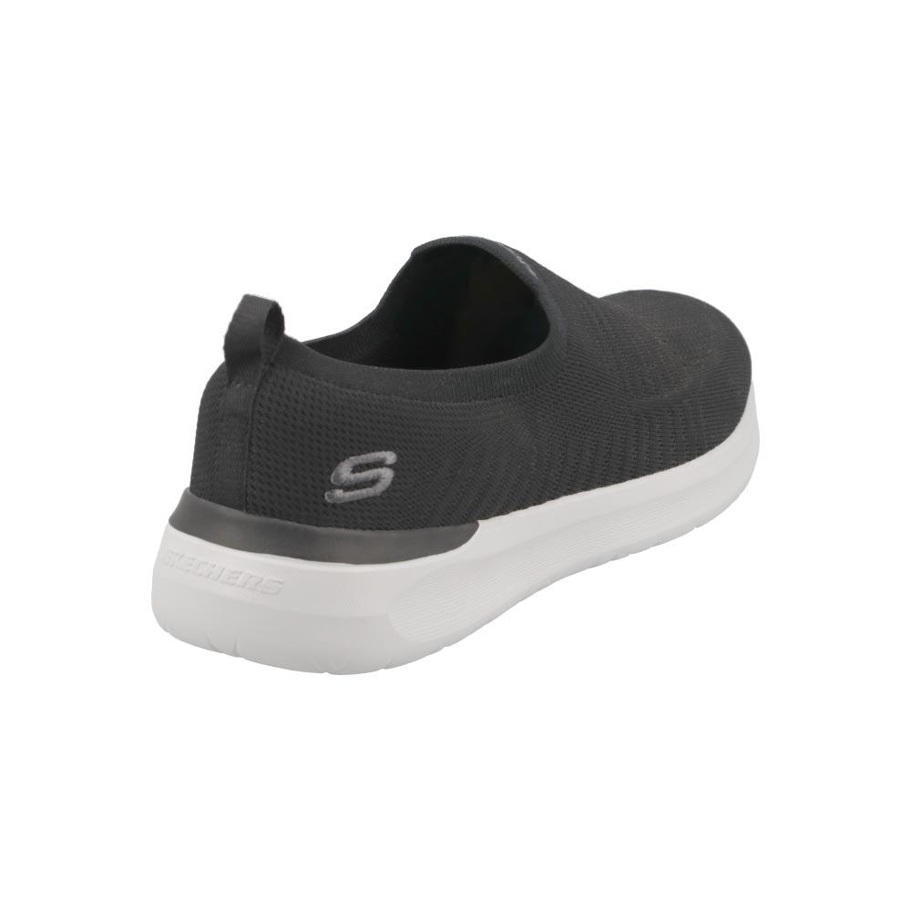 Foto 3 pulgar | Tenis Skechers Hombre Cómodos Transpirables Slip On Negro