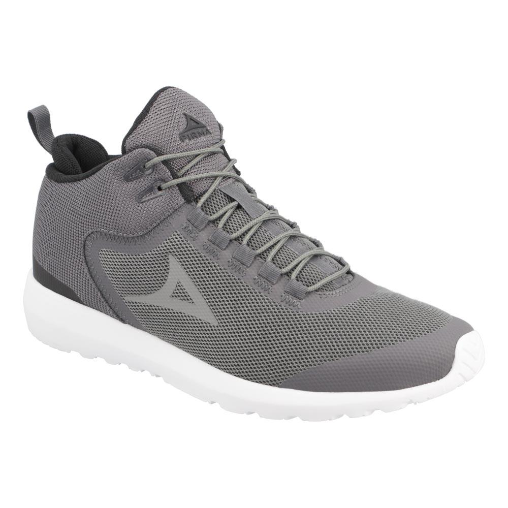 Foto 1 | Tenis Urbano Pirma Basquetbol Cómodo Malla Gris para Hombre