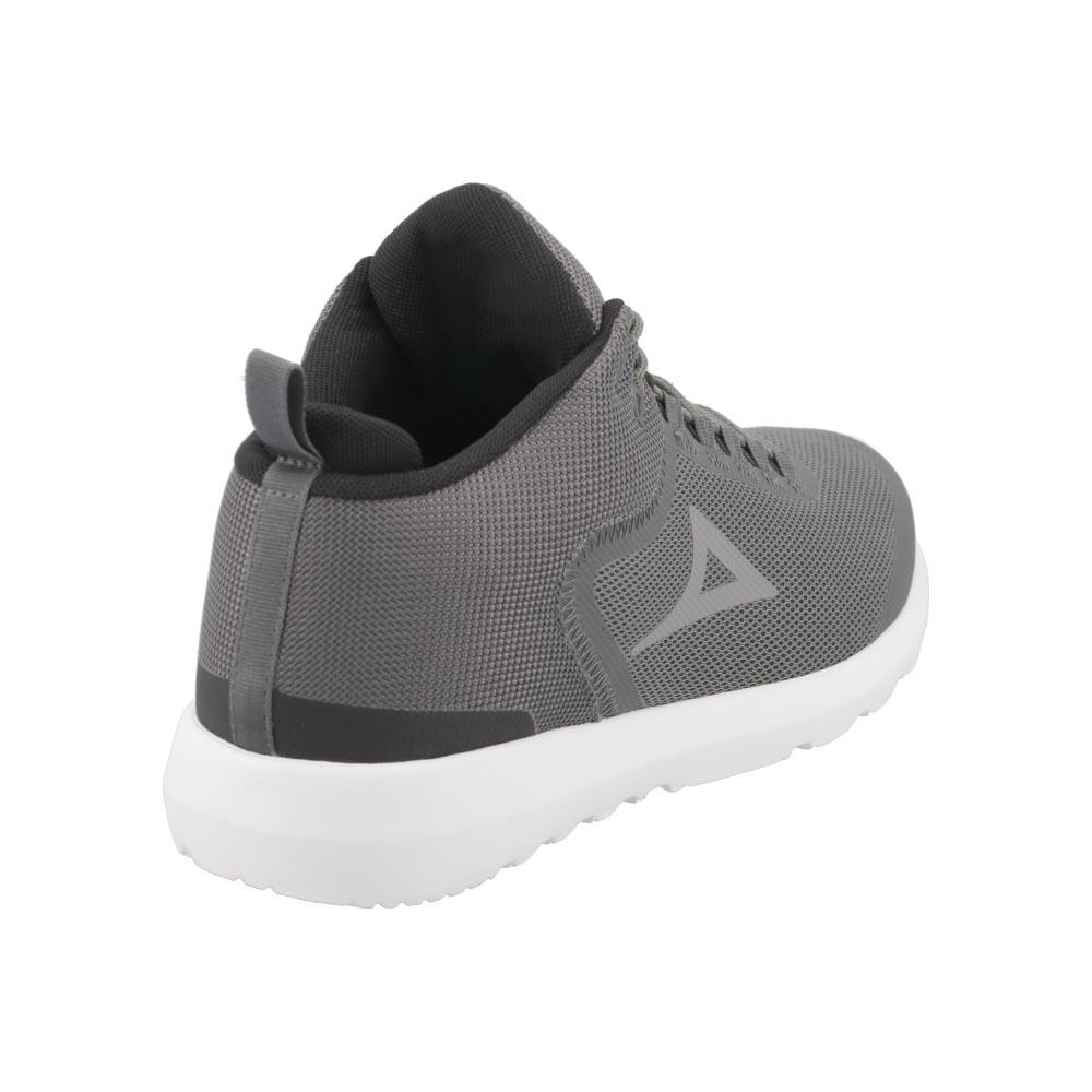 Foto 3 pulgar | Tenis Urbano Pirma Basquetbol Cómodo Malla Gris para Hombre