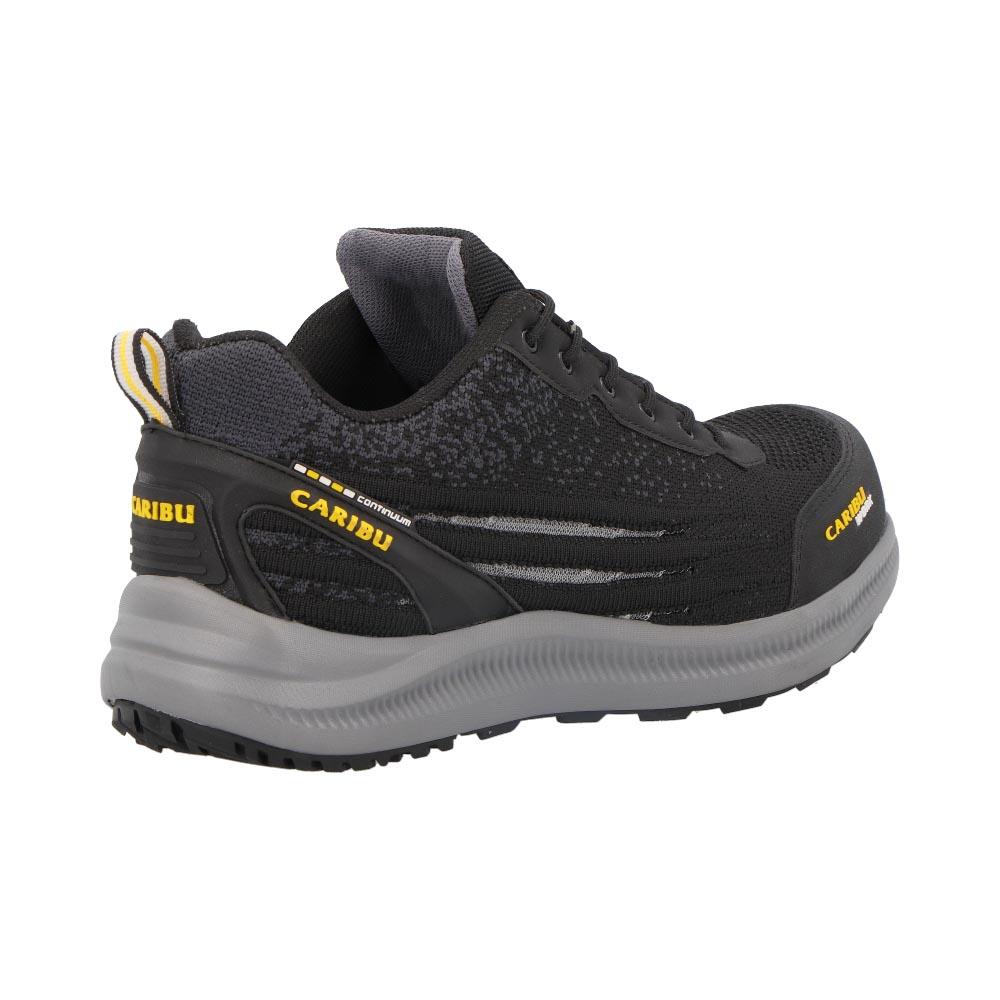 Foto 3 pulgar | Tenis Hombre Caribu Resistente Caminar Durable Suela Anti Derrapante Tejido Ajustable Cordones Negro