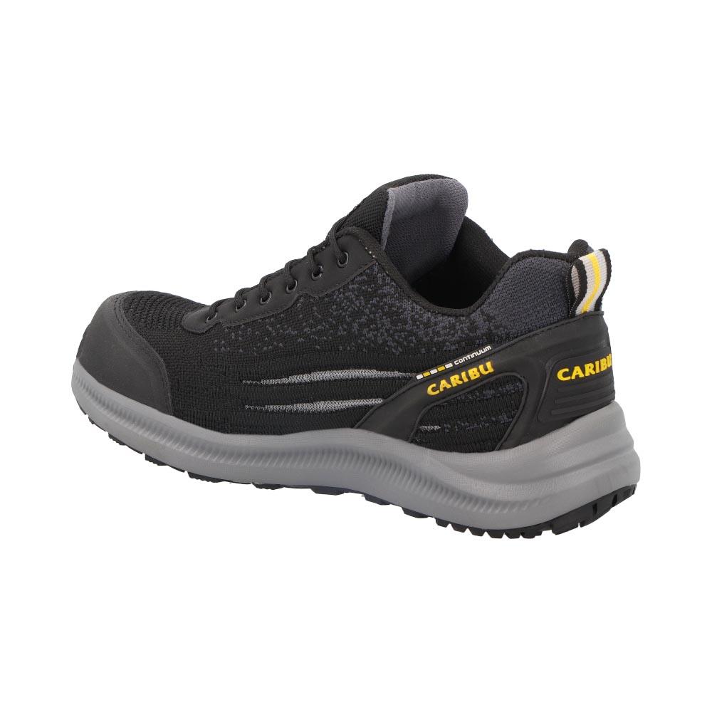 Foto 3 | Tenis Hombre Caribu Resistente Caminar Durable Suela Anti Derrapante Tejido Ajustable Cordones Negro