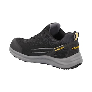 Foto 3 | Tenis Hombre Caribu Resistente Caminar Durable Suela Anti Derrapante Tejido Ajustable Cordones Negro