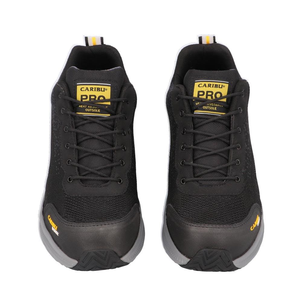 Foto 5 pulgar | Tenis Hombre Caribu Resistente Caminar Durable Suela Anti Derrapante Tejido Ajustable Cordones Negro