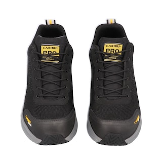 Foto 4 | Tenis Hombre Caribu Resistente Caminar Durable Suela Anti Derrapante Tejido Ajustable Cordones Negro