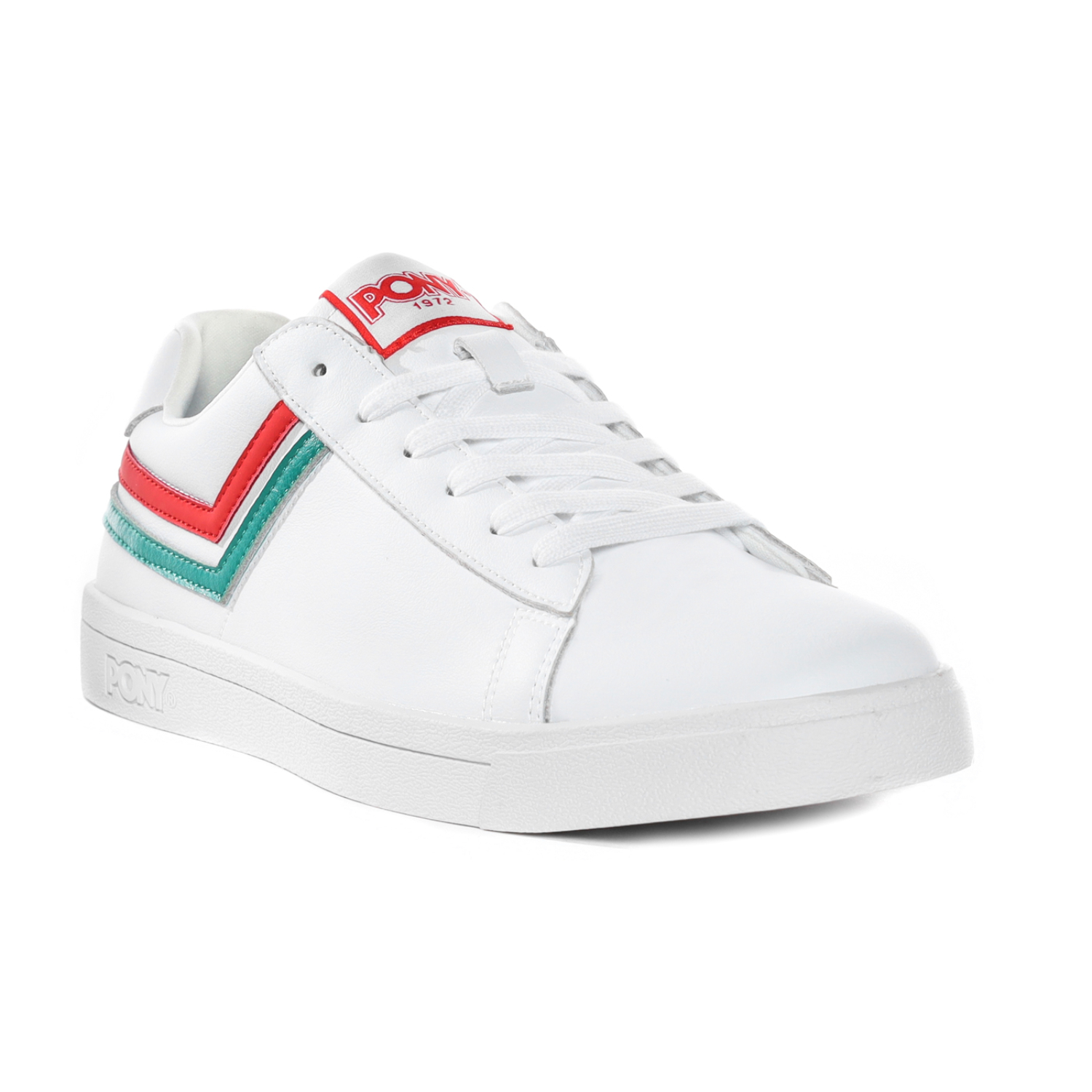 Foto 3 pulgar | Tenis Pony Blancos Racer Tri Casuales 2057 para Hombre