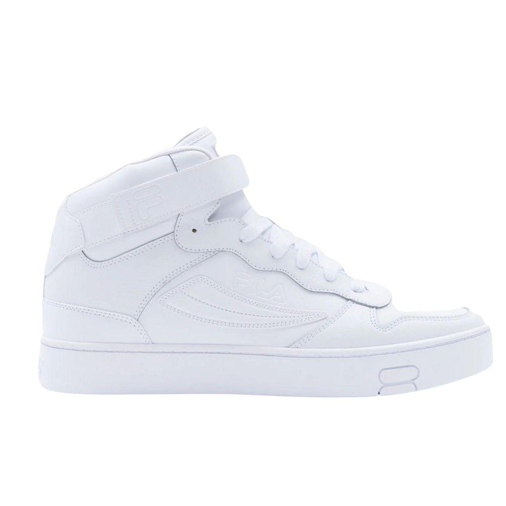 Foto 2 pulgar | Tenis Fila Mgx-100 Mid Casual Caminar Moda Blanco para Hombre