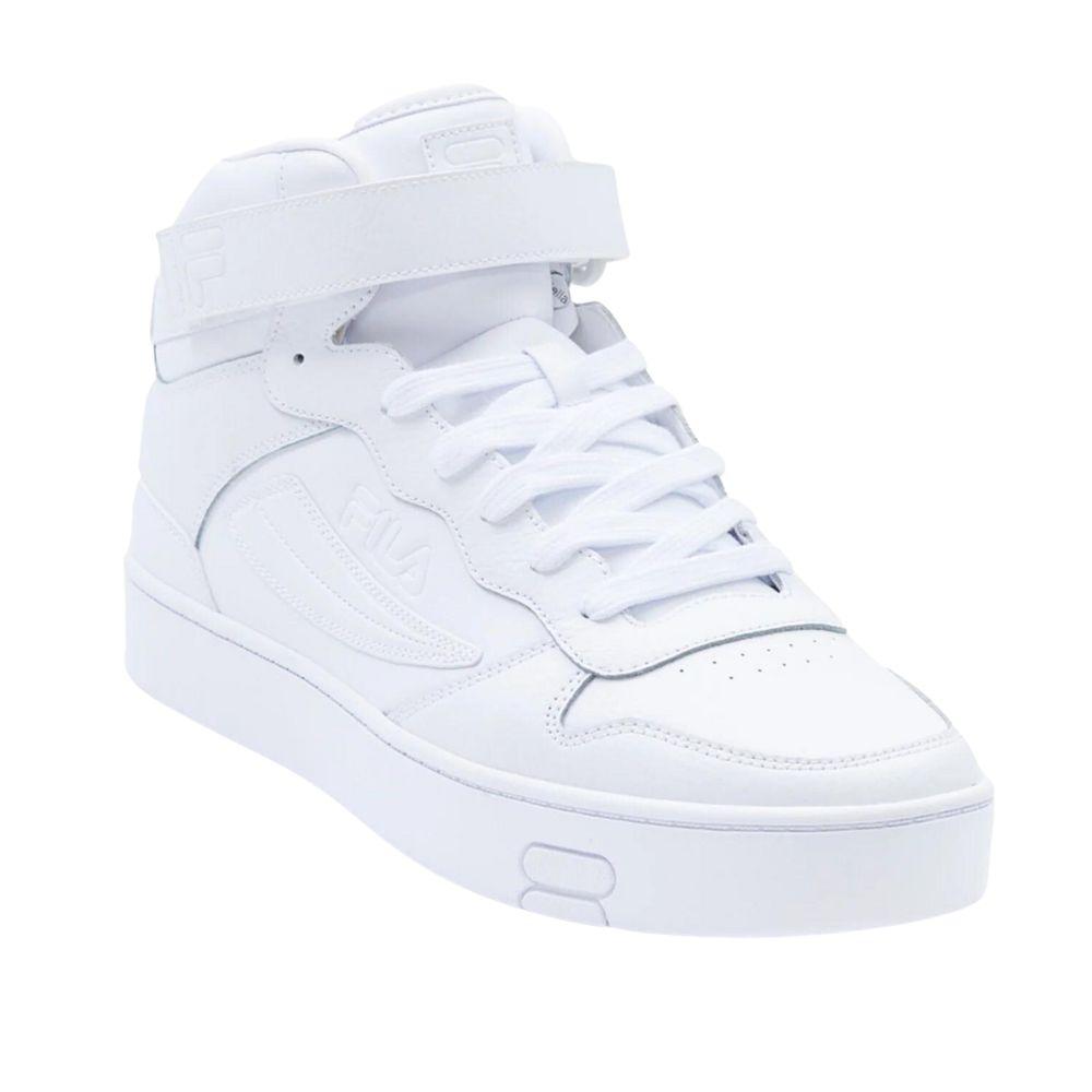 Foto 3 pulgar | Tenis Fila Mgx-100 Mid Casual Caminar Moda Blanco para Hombre