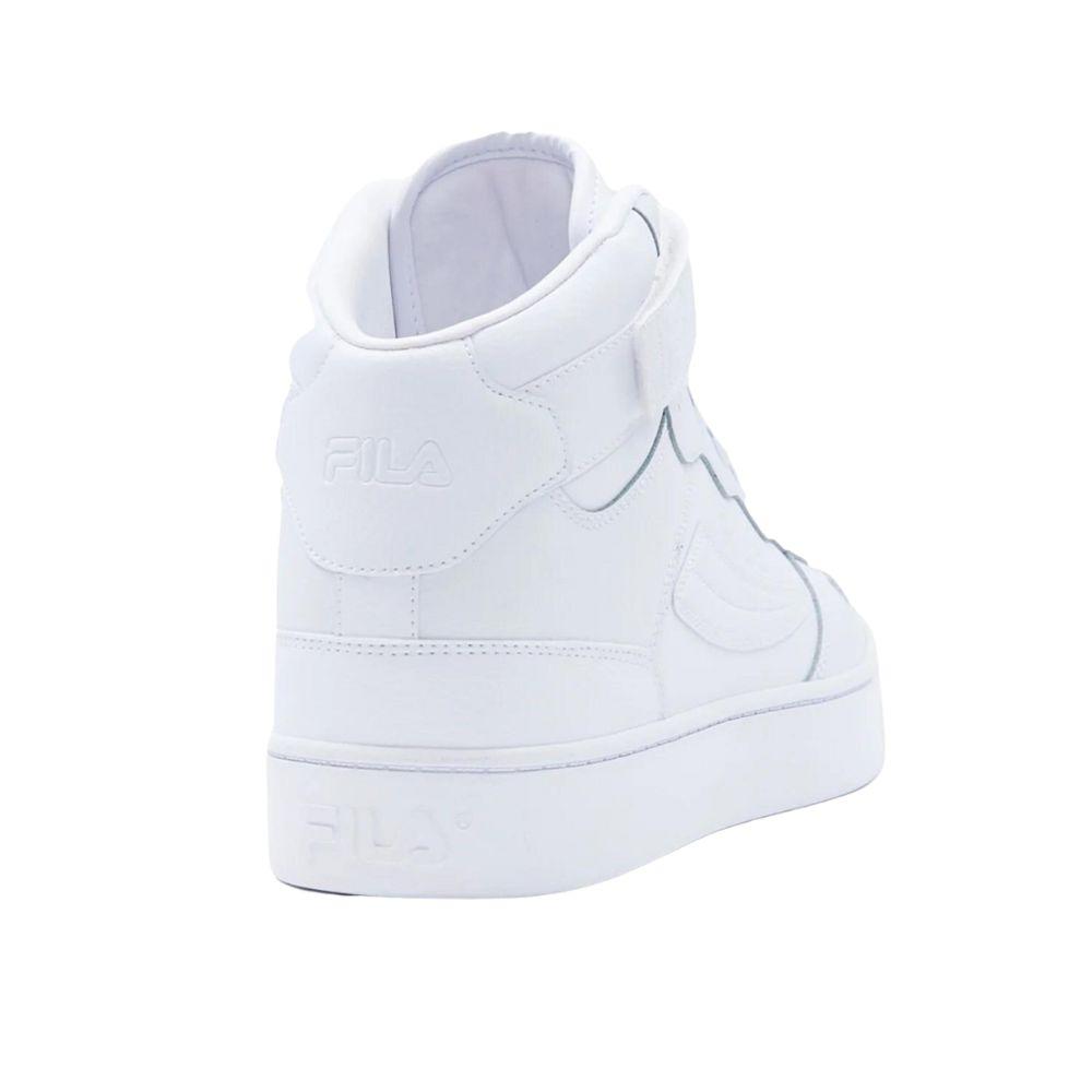 Foto 4 pulgar | Tenis Fila Mgx-100 Mid Casual Caminar Moda Blanco para Hombre