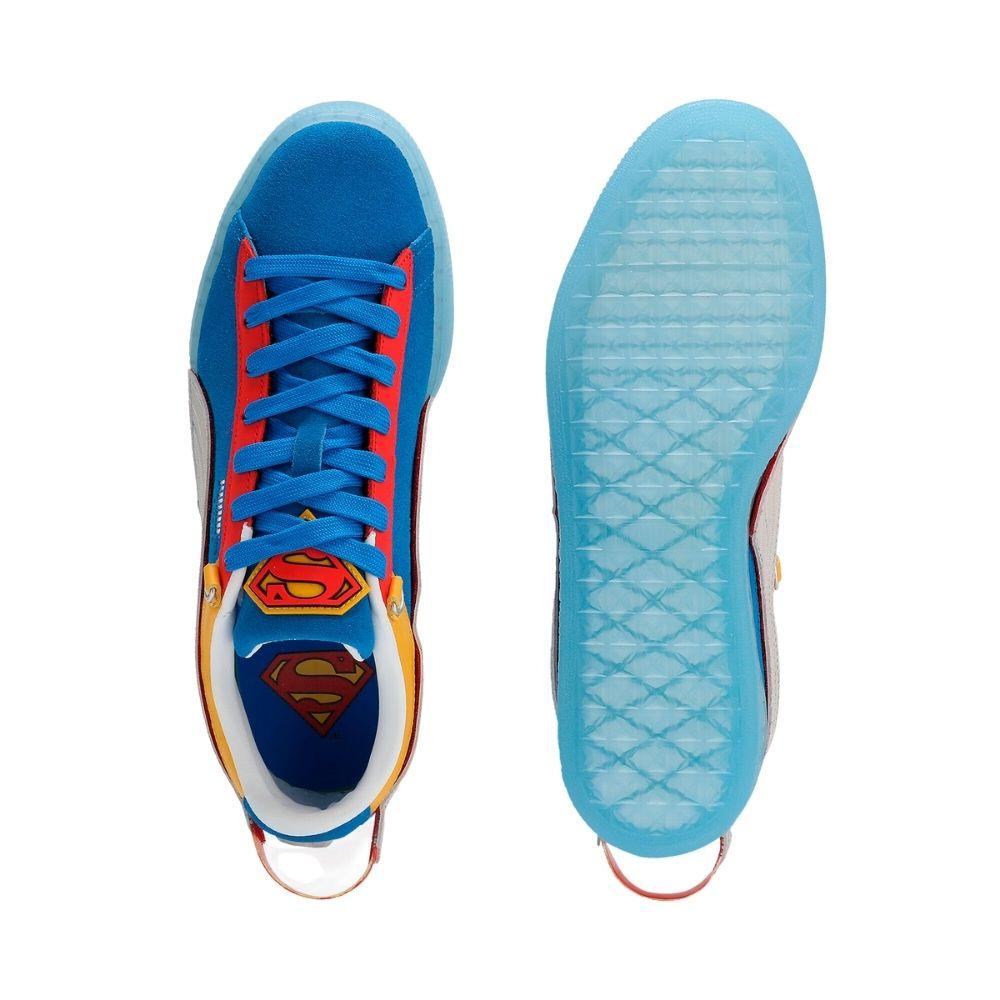 Foto 4 pulgar | Tenis Puma Suede X Superman 85 Aniversario Azules para Hombre