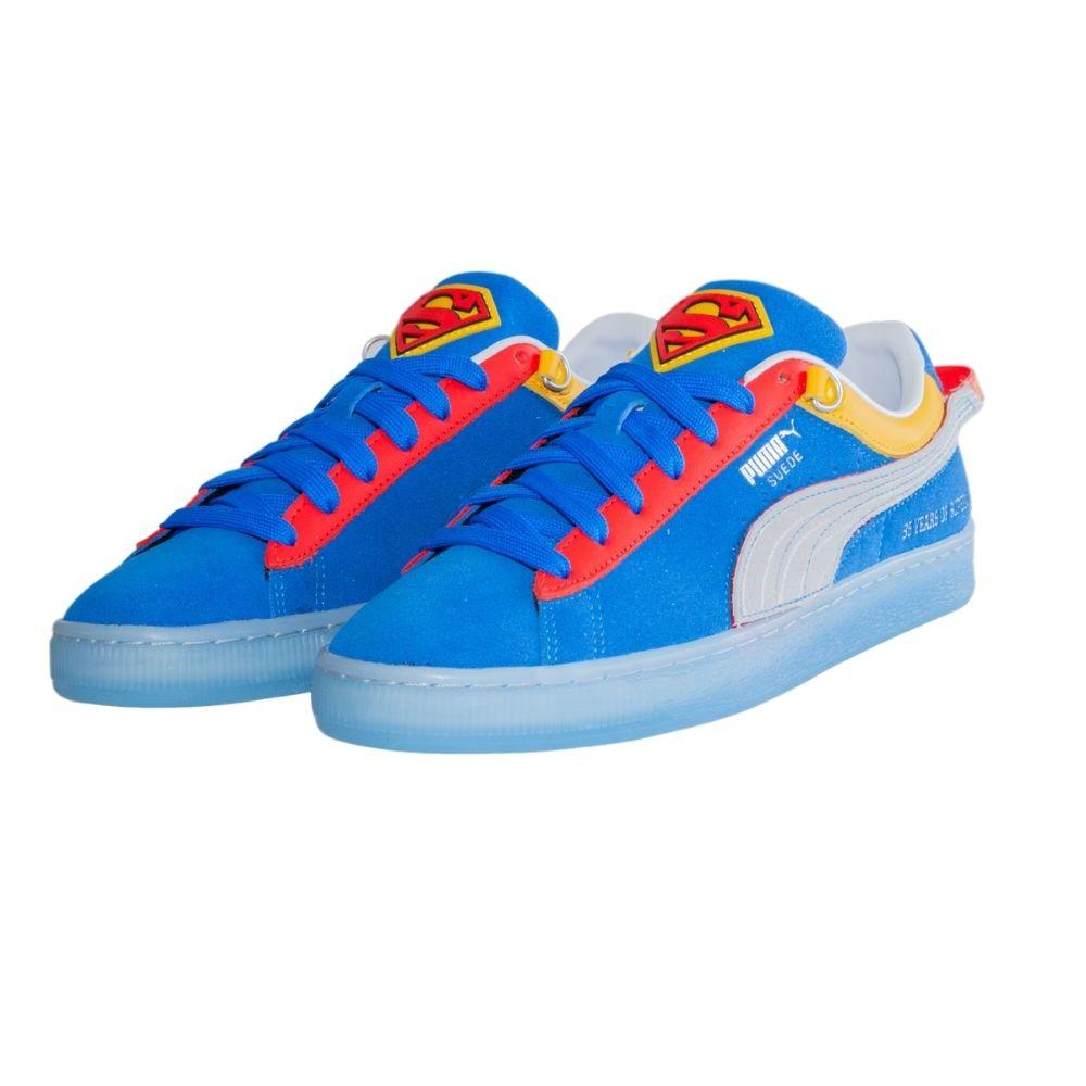 Foto 6 pulgar | Tenis Puma Suede X Superman 85 Aniversario Azules para Hombre