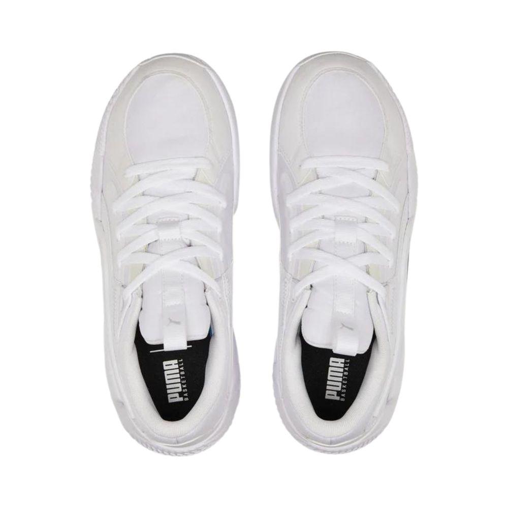 Foto 4 pulgar | Tenis Puma Court Rider Chaos Jewel Blancos para Hombre