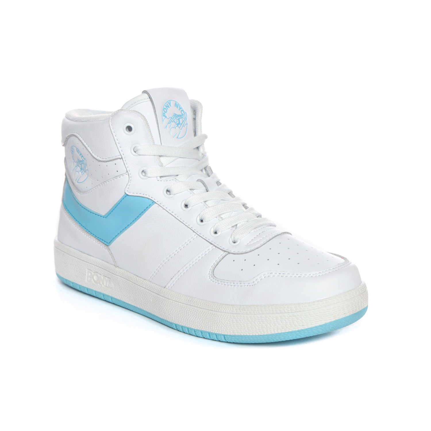 Foto 3 pulgar | Tenis Pony City Wings Hi Icy Water Blancos para Hombre