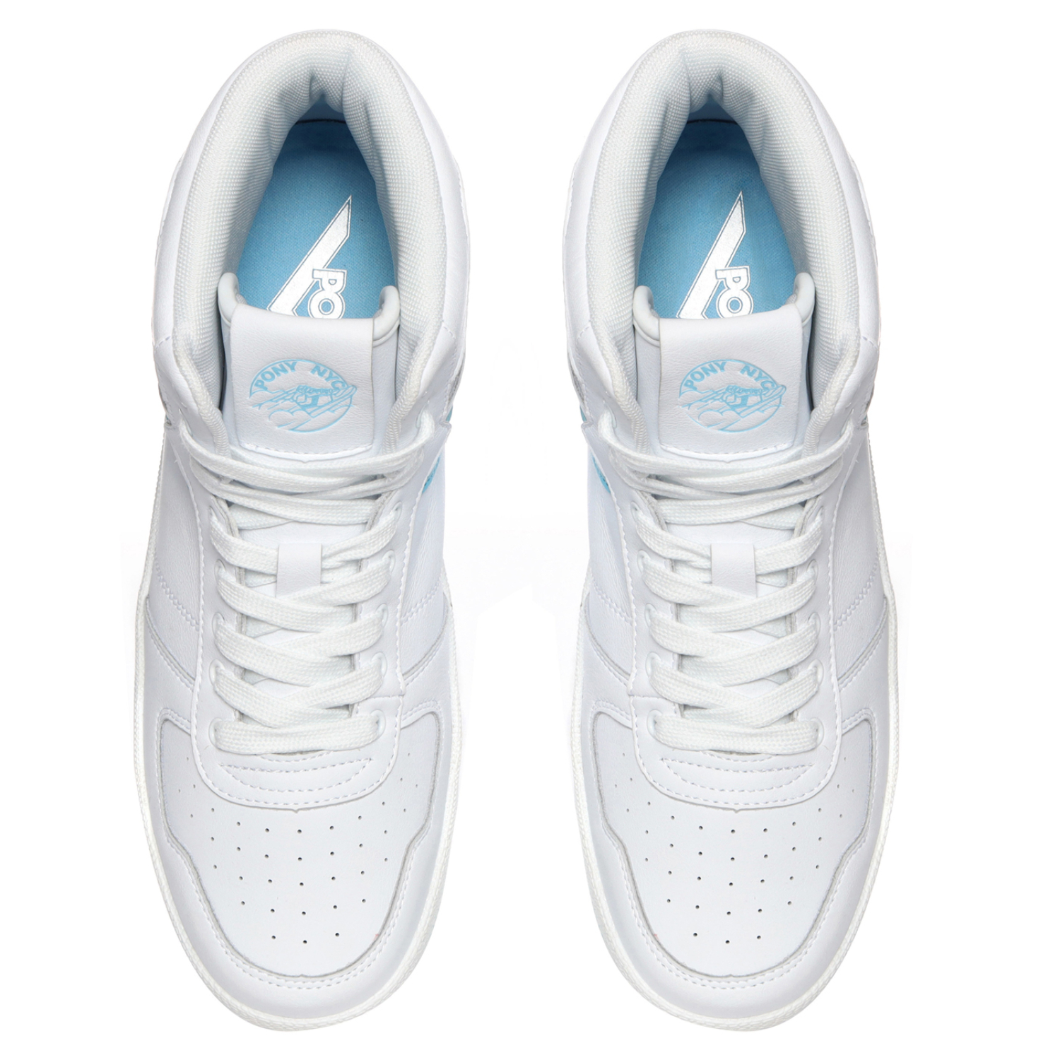 Foto 8 pulgar | Tenis Pony City Wings Hi Icy Water Blancos para Hombre