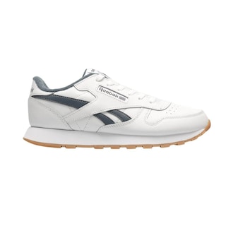 Foto 1 | Tenis Reebok Classic Leather Casual White-navy Blanco para Hombre