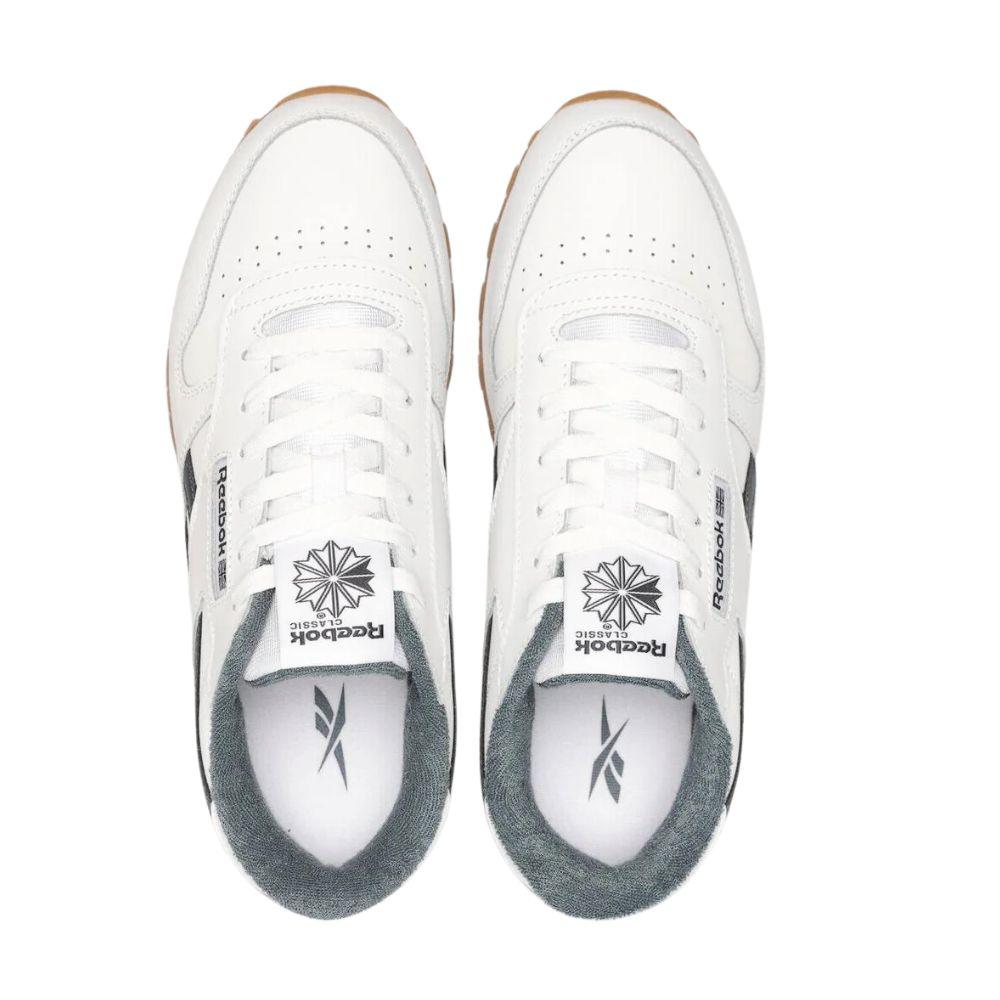Foto 3 pulgar | Tenis Reebok Classic Leather Casual White-navy Blanco para Hombre