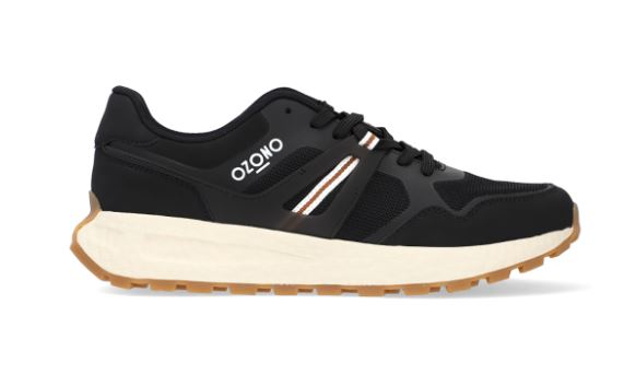 Foto 2 pulgar | Tenis Casuales Ozono Negro para Hombre