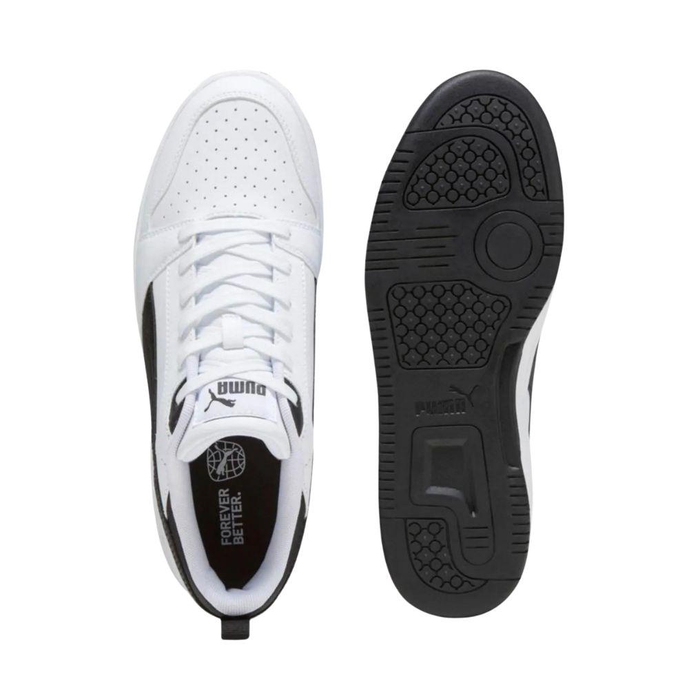 Foto 3 | Tenis Puma Rebound V6 Casuales Blancos para Hombre