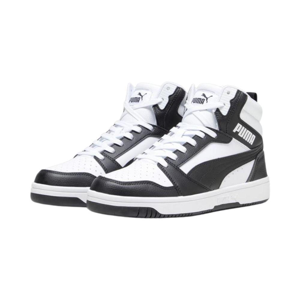 Foto 2 | Tenis Puma Rebound V6 Black/white Casual Blanco para Hombre